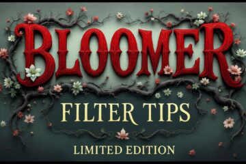 Bloomer Limited Edition Halloween Filter Tips: Eco-friendly smoking accessories designed to save bees, featuring vibrant colors from organic turmeric and cranberry powder, perfect for environmentally conscious celebrations.