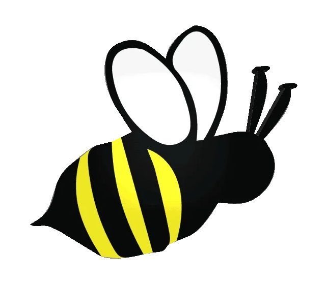 Bloomer Bee Logo Spinning, Save the Bees